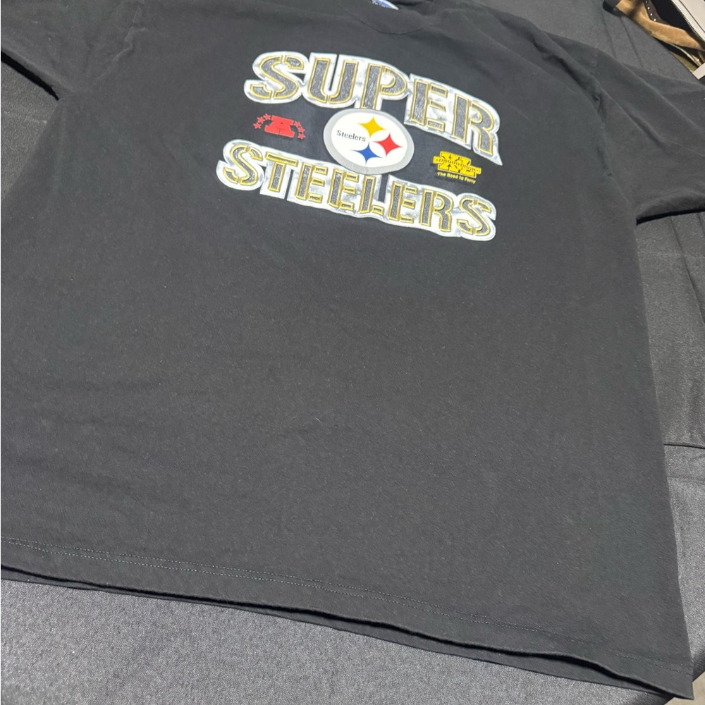 Reebok Black Super Steelers Tee
